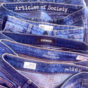 Blue jeans assorted